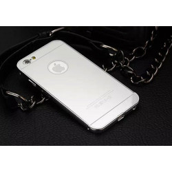 Coque MIRROR ARGENT souple pour iPhone 7+