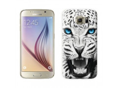 Coque Gel BLUE LEOPARD pour SAMSUNG