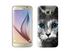 Coque Gel BLUE CAT pour SAMSUNG