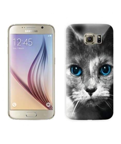 Coque Gel BLUE CAT pour SAMSUNG