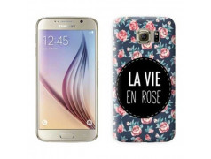 Coque Gel LA VIE EN ROSE 2 pour SAMSUNG