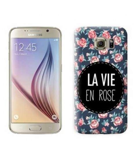 Coque Gel LA VIE EN ROSE 2 pour SAMSUNG