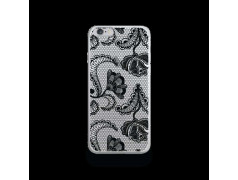 Coque Gel DENTELLE NOIRE pour iPhone