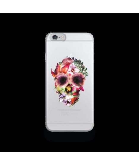 Coque Gel DEATH FLOWER pour iPhone