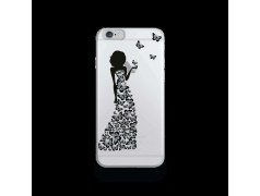 Coque Gel ROBE PAPILLONS pour iPhone