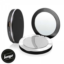 Batterie de secours Make-up Revolution 3000mAh + miroir rétro éclairé - Beeyo