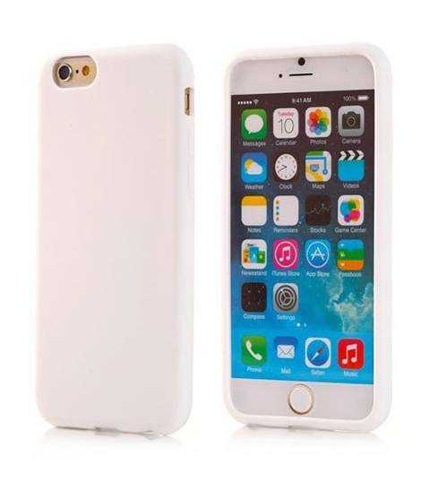 Coque silicone blanche pour iPhone 6 + et 6+S