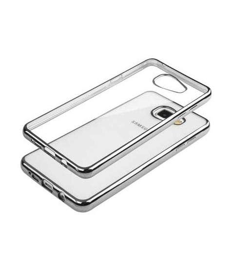 Coque gel CRYSTAL DELUXE argent pour samsung galaxy