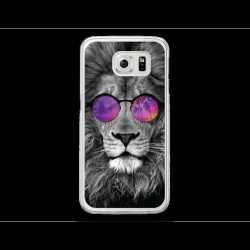 Coque Gel LION GLASS  pour SAMSUNG