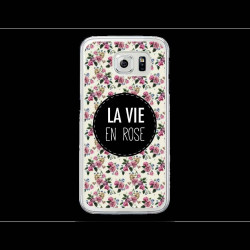 Coque Gel LA VIE EN ROSE 2 pour SAMSUNG