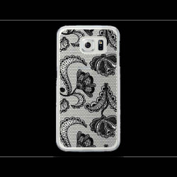 Coque Gel DENTELLE NOIRE pour SAMSUNG