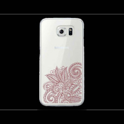 Coque Gel DENTELLE FLOWER pour SAMSUNG