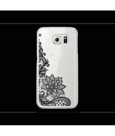 Coque Gel DENTELLE NOIRE 2 pour SAMSUNG