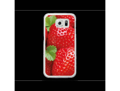 Coque Gel FRAISE pour SAMSUNG