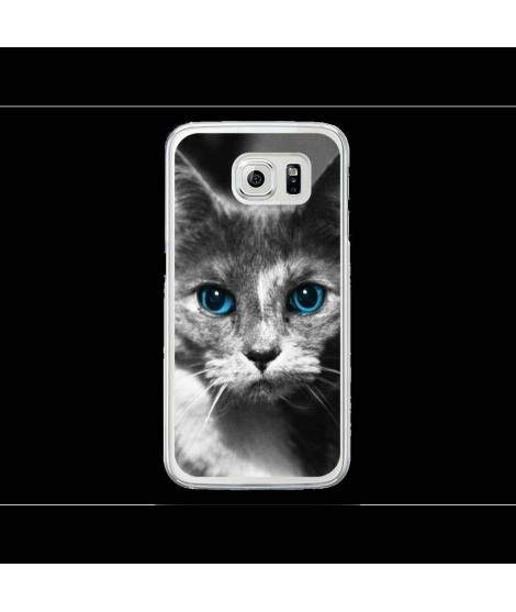 Coque Gel BLUE CAT pour SAMSUNG