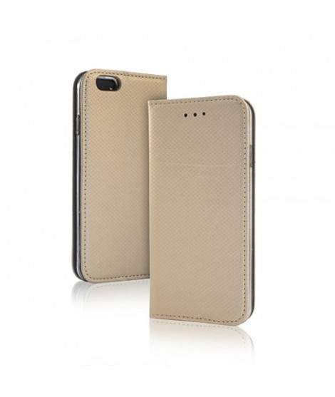 Etui cuir OR portefeuille pour iPhone 6 et 6S