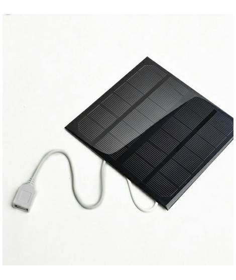 Chargeur solaire 650 Mah pour téléphones, tablettes ou lecteurs MP3