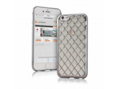 Coque souple GRILLE ARGENTEE pour iPhone 7