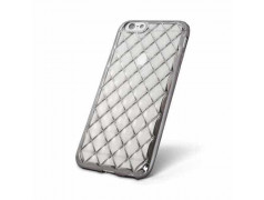 Coque souple GRILLE ARGENTEE pour iPhone 7