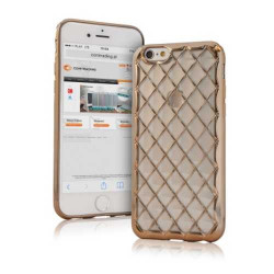 Coque souple GRILLE DOREE pour iPhone 7