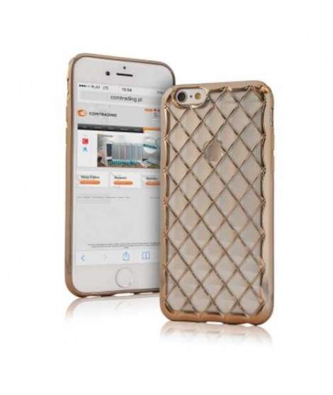 Coque souple GRILLE DOREE pour iPhone 7