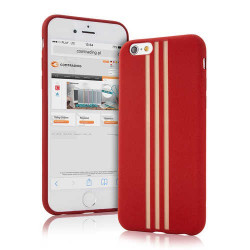 Coque RUBBER rouge pour iPhone 7