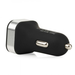 MINI Chargeur noir double USB