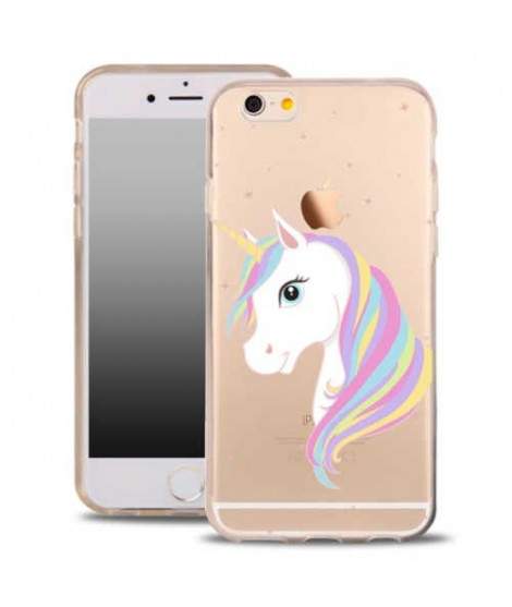 Coque gel LICORNE pour iPhone 7