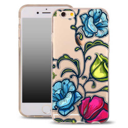 Coque gel FLOWERS pour iPhone 6 et 6S