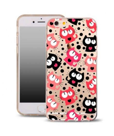 Coque gel CATS pour iPhone 5, 5S et SE