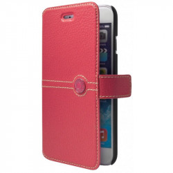 Etui cuir original rose FACONNABLE pour iPhone 7