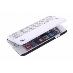 HOUSSE ETUI FOLIO BLANC BMW iPhone 6+ et 6+S