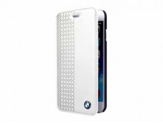 HOUSSE ETUI FOLIO BLANC BMW iPhone 6+ et 6+S