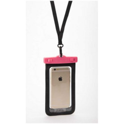 Pochette SEAWAG noire et rose etanche pour telephones portables et MP3
