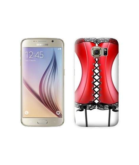 Coque CORSET ROUGE Samsung Galaxy S8