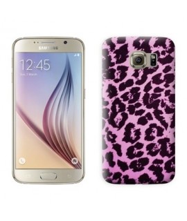 Coque Leopard mauve Samsung Galaxy S8 Plus 