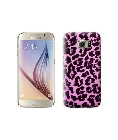 Coque Leopard mauve Samsung Galaxy S8 Plus 