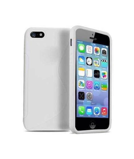 Coque souple S-LINE blanche pour iPhone 6 + et iPhone 6+S