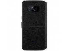 Etui cuir original noir FACONNABLE pour SAMSUNG S8