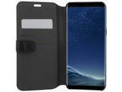 Etui cuir original noir FACONNABLE pour SAMSUNG S8