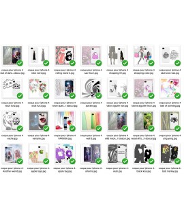 DESTOCKAGE COQUES IPHONE 4 et 4S PAR LOT DE 10