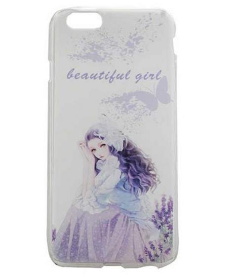 Coque souple BEAUTIFUL GIRL pour iPhone 6 et 6S