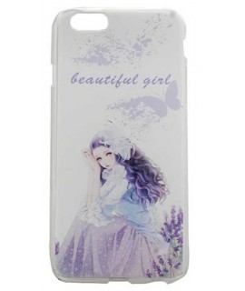 Coque souple BEAUTIFUL GIRL pour iPhone 7