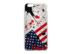 Coque souple USA PRINT pour iPhone 7