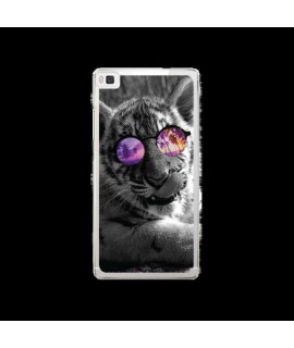 Coque Gel TIGRE GLASS pour HUAWEI