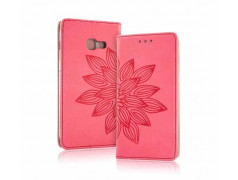 Etui cuir FLOWER DESIGN ROSE Samsung Galaxy S8