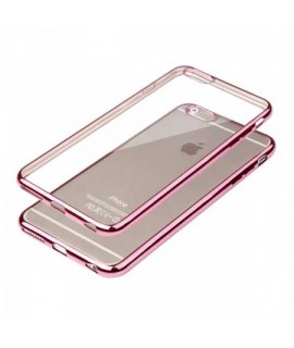 Coque CRYSTAL DELUXE ROSE souple pour iPhone 8