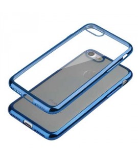 Coque CRYSTAL DELUXE BLEUE souple pour iPhone 8