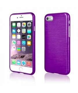 Coque effet METALLIC mauve pour iPhone 8