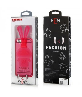 Coque  BUNNY rose  pour iPhone 8